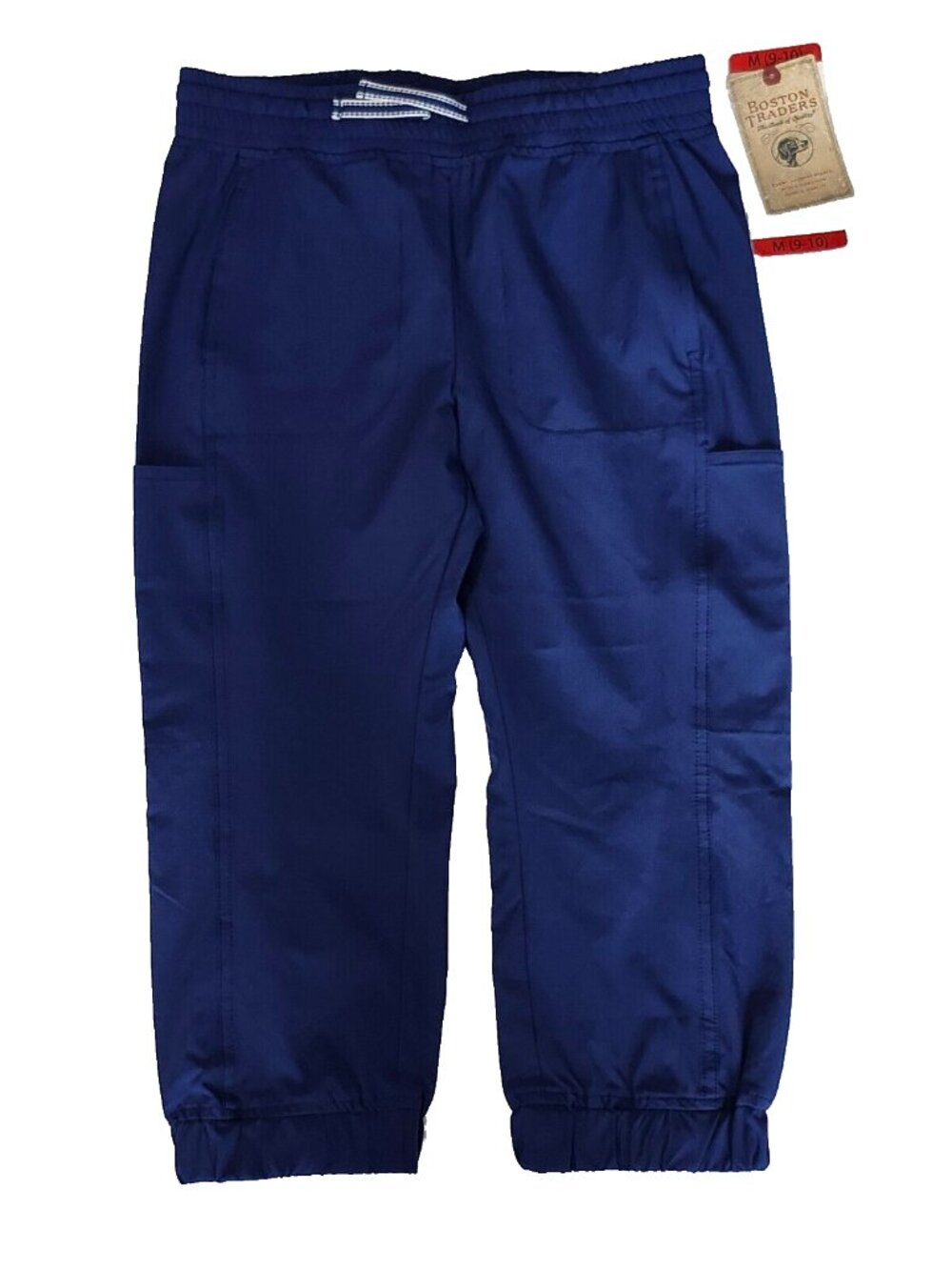 Boston Traders Youth Girls Capri Crop Travel Pants - Blue Depths SizeMedium 9/10